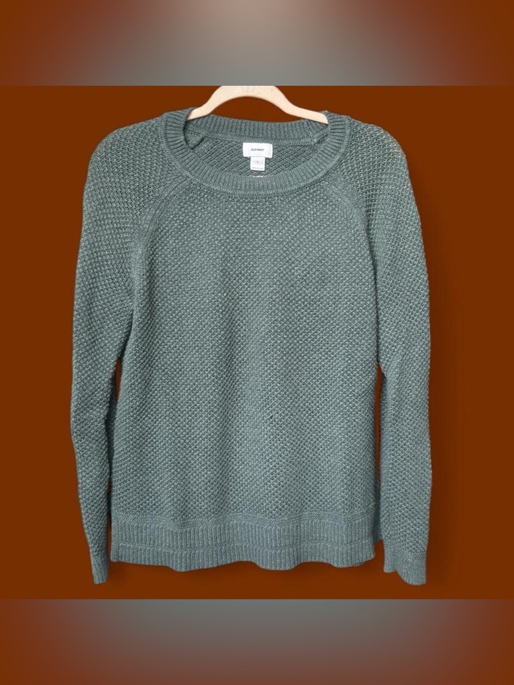 Old Navy Women's Knit Crewneck Sweater - Sage